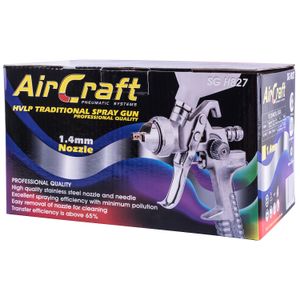 Spray Gun Hvlp 1.4mm Nozzle 600cc Plastic Cup